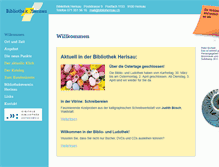 Tablet Screenshot of biblioherisau.ch